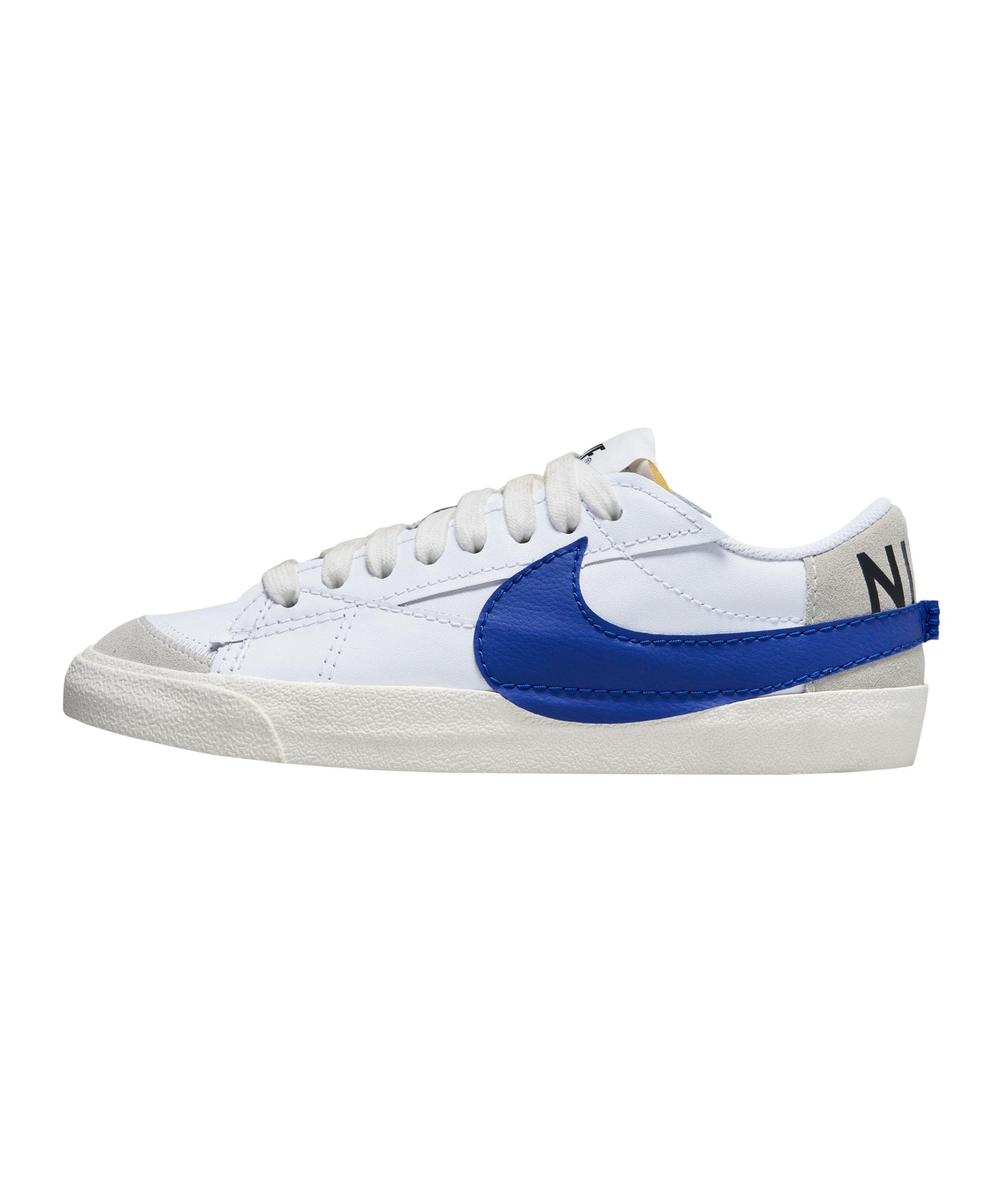 Blazer Low '77 Jumbo Mens Lifestyle Shoes (White/Blue)