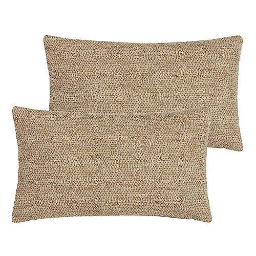Image of furn. Hoem Tiona Rectangular Feather Filled Cushions Twin Pack