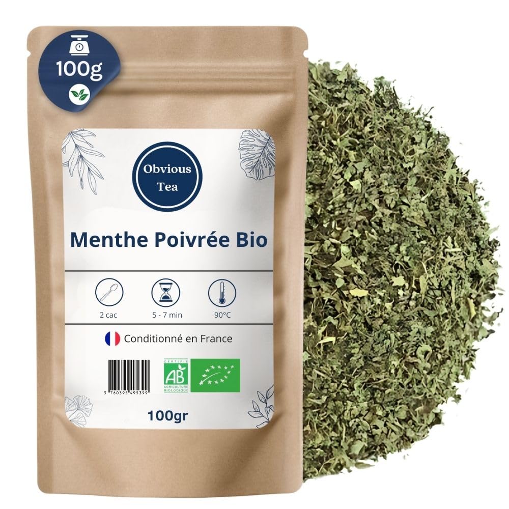 Menthe Poivrée Séchées Coupées Feuilles Herbe - Mentha Piperita L. (1kg