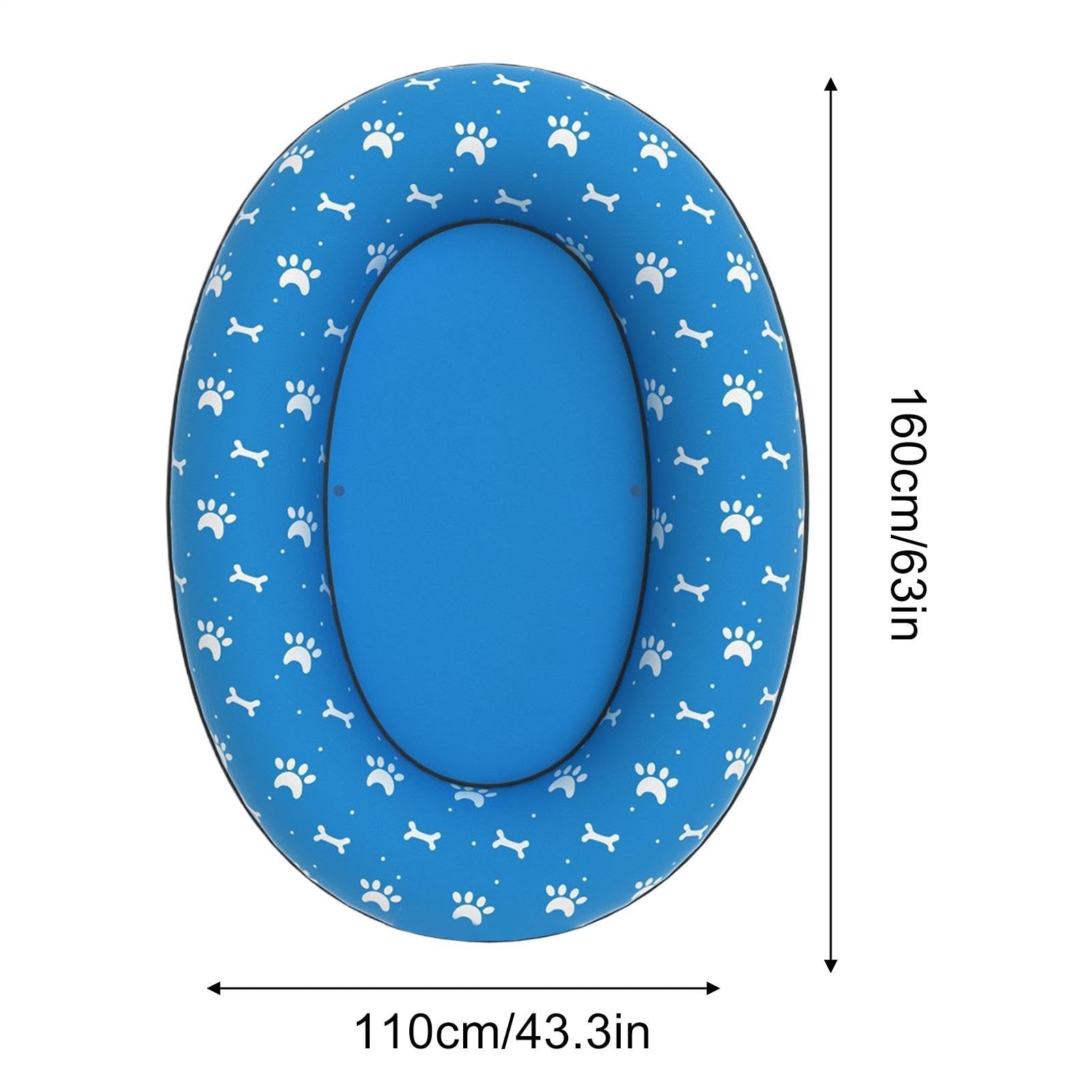 Bouée pour Chien gonflable de chiot | Grande Piscine pour Chien Pour Propriétaires de Chiens, Éducateurs, Plage Lac Rivière Jardin Parc Club