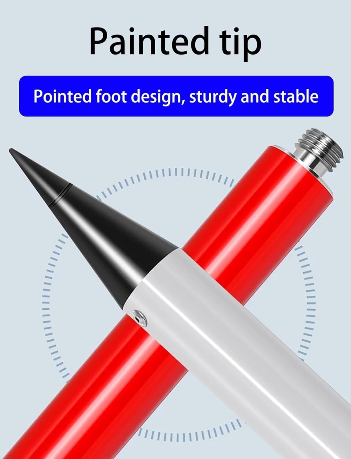 Aluminiowy słup geodezyjny do tyczenia konstrukcji geodezyjnych(6.6 ft)