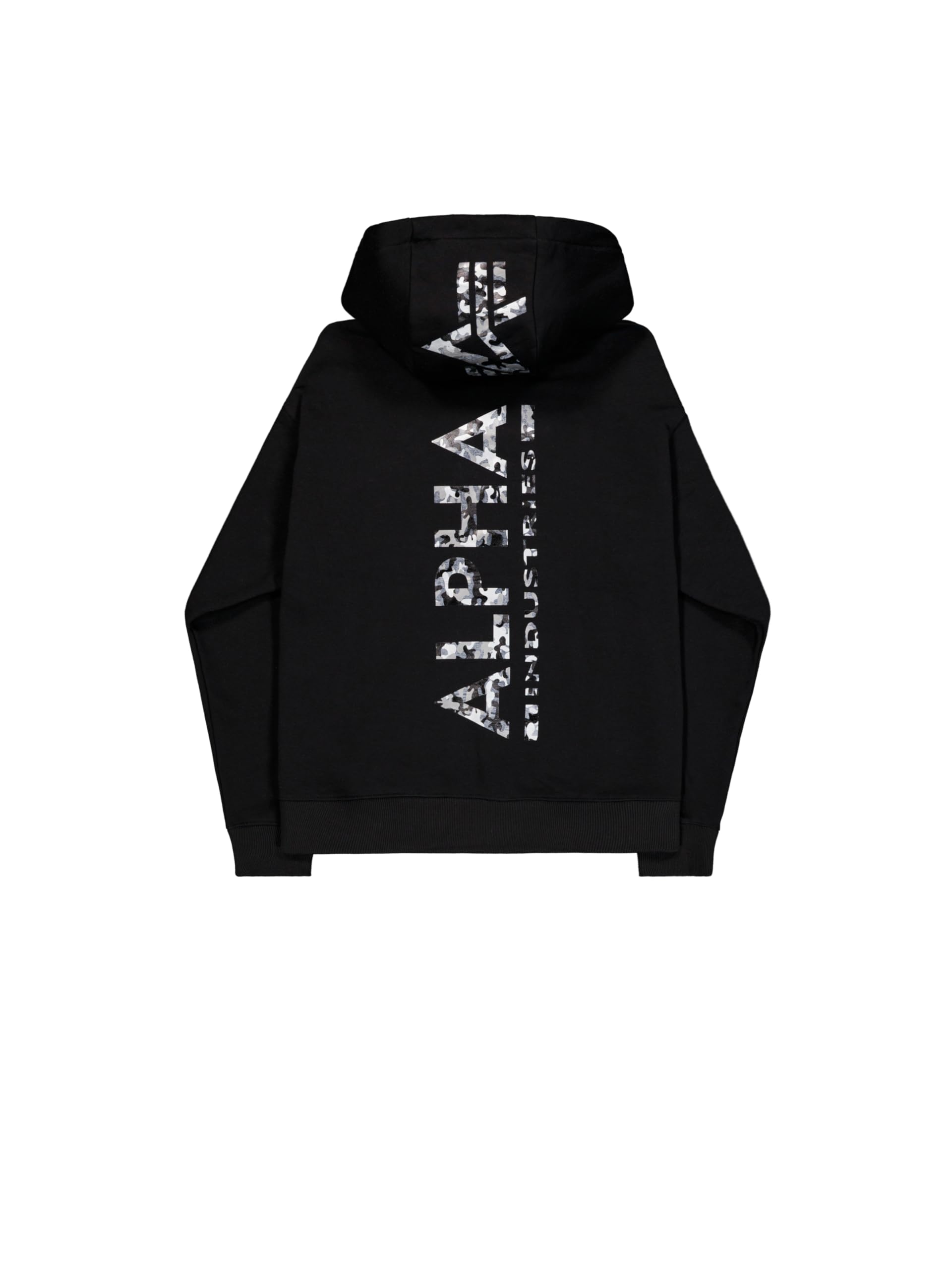 Alpha Industries Herren Backprint Mirror Camo Kapuzenpullover (1er Pack)