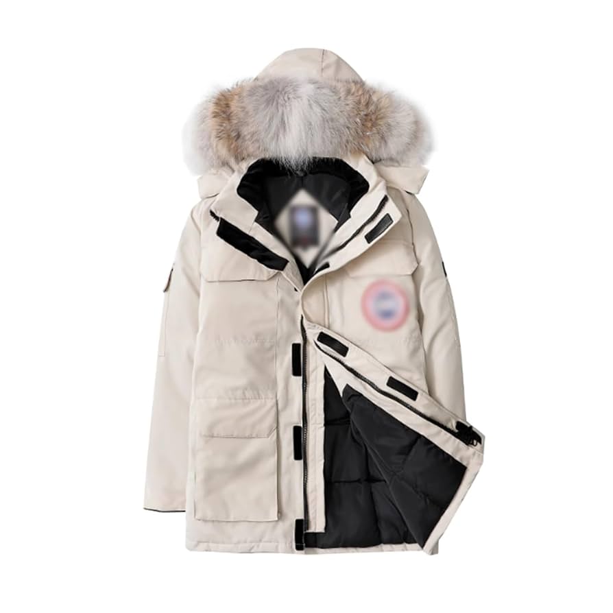 Amazon.com: Full Zip Long Quilted Coat Heavyweight Down