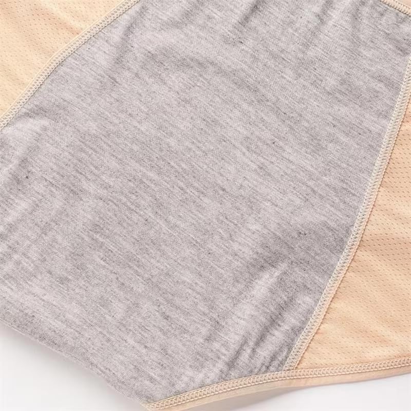 Women'S Menstrual Cotton Briefs Soft Period Panties Absorbent Underwear Leak Proof Crotch Heavy Flow Postpartum Panty Breathable Knickers Sporty 6Pcs Multicolor 8Xl