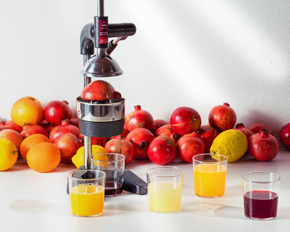Spremi melograno e spremiagrumi manuale professionale - spremi melagrane, arance, limoni e tutti i tipi di frutta - senza elettricità