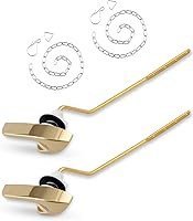 Vista 12 de iFealClear Kit universal de repuesto para manija de inodoro, mango de inodoro de montaje lateral/angular, compatible con Kohler