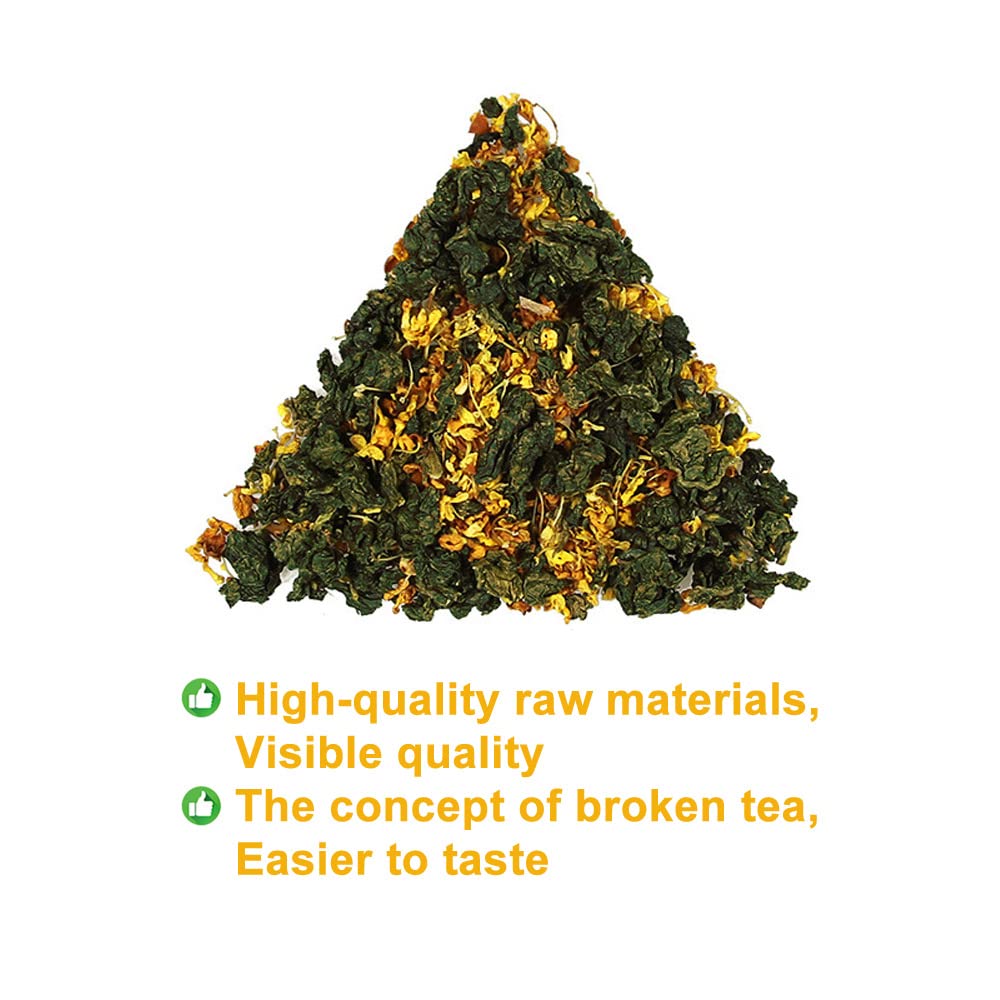 Plant Gift Osmanthus Oolong Tea Bag 7.05oz (4g*50bags) osmanthus, té oolong, natural puro de china, té mixto saludable, combinación de té de flores 200g 桂花乌龙茶
