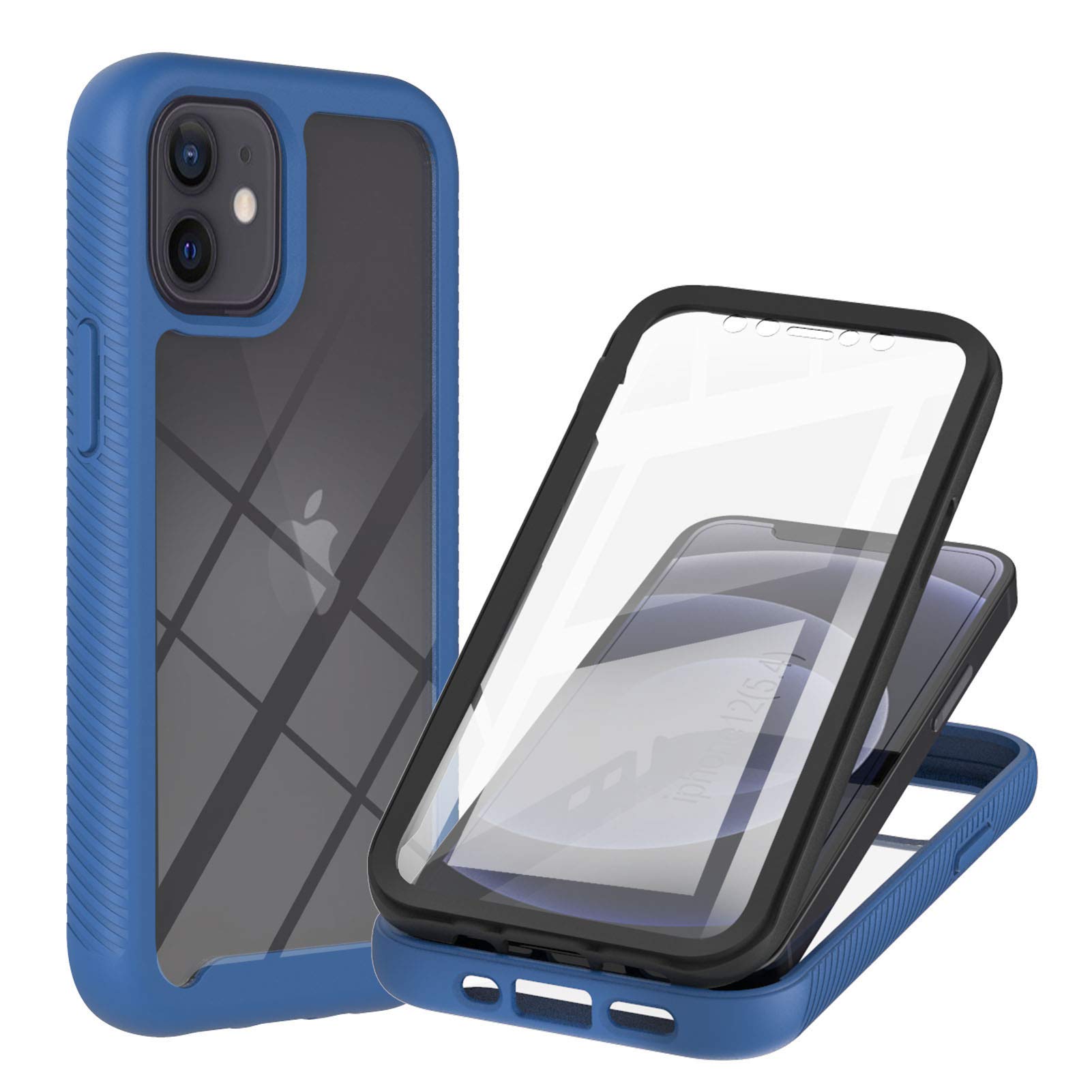 JETech Coque Pour IPhone 14 Pro 6,1" Avec Protecteur D'écran Intégré Anti-rayures, Coque De