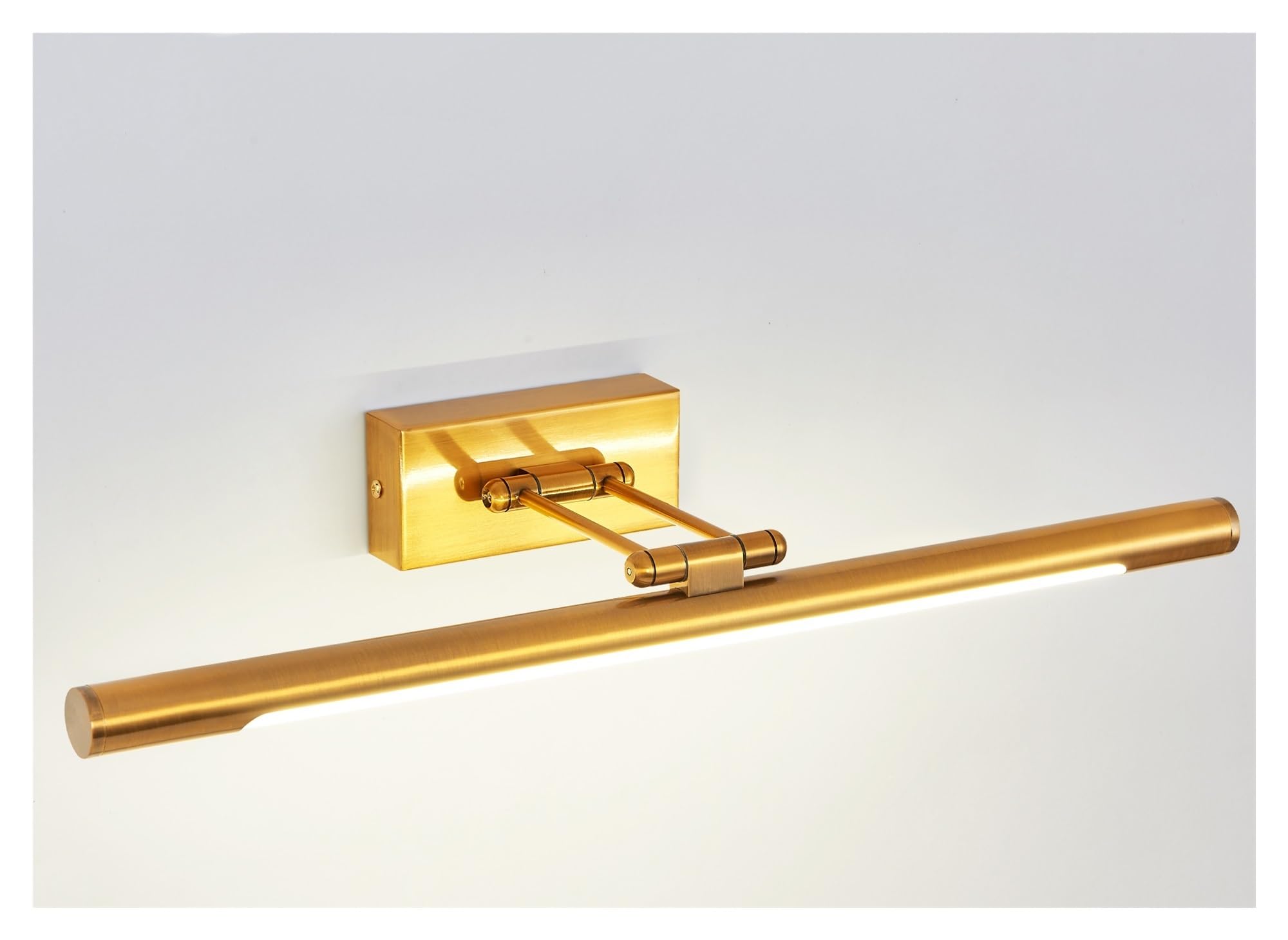 Applique da parete 8W, luce LED for specchio bagno con testa girevole e interruttore a strappo for lampade comodino camera letto(101A BS 495mm 4000k)