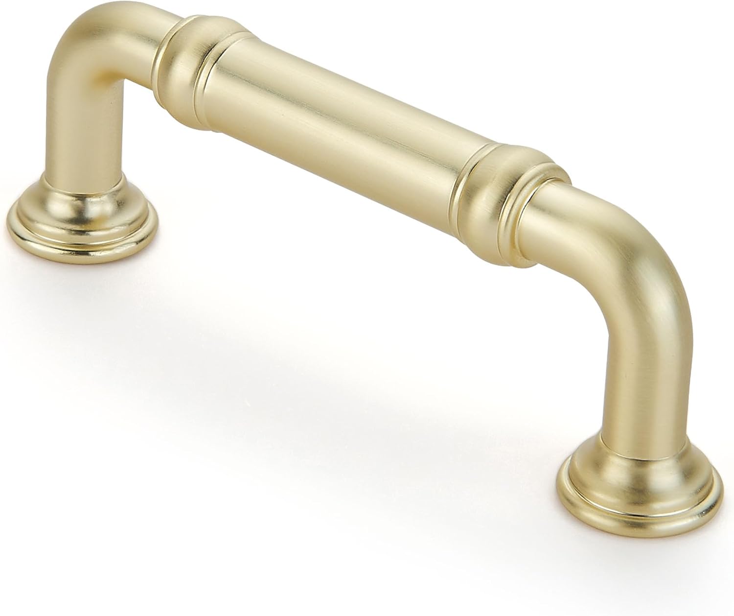 10 Pack Brass Cabinet Pulls 3 Inch Vintage Gold Drawer Handles Cupboard Dresser Kitchen Cabinet Hardware