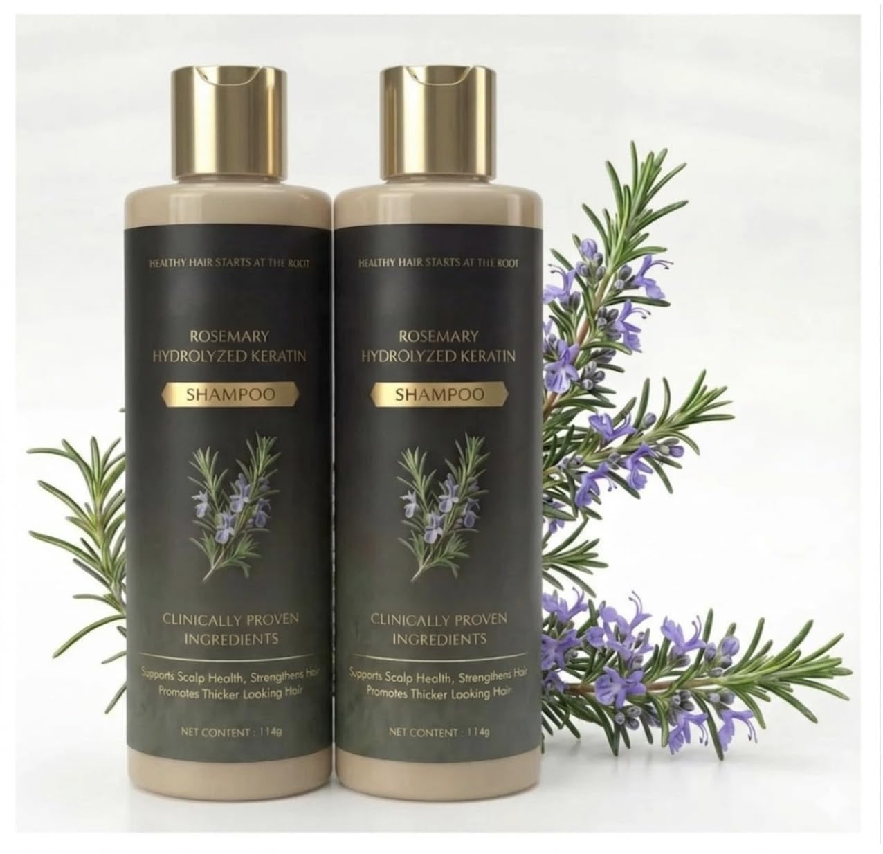Rosemary Hydrolyzed Keratin Shampoo for Hair Growth & Hair Fall Control-image-44
