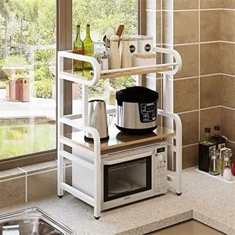 Support de four à micro-ondes de cuisine et rangement pour cuiseur - 5