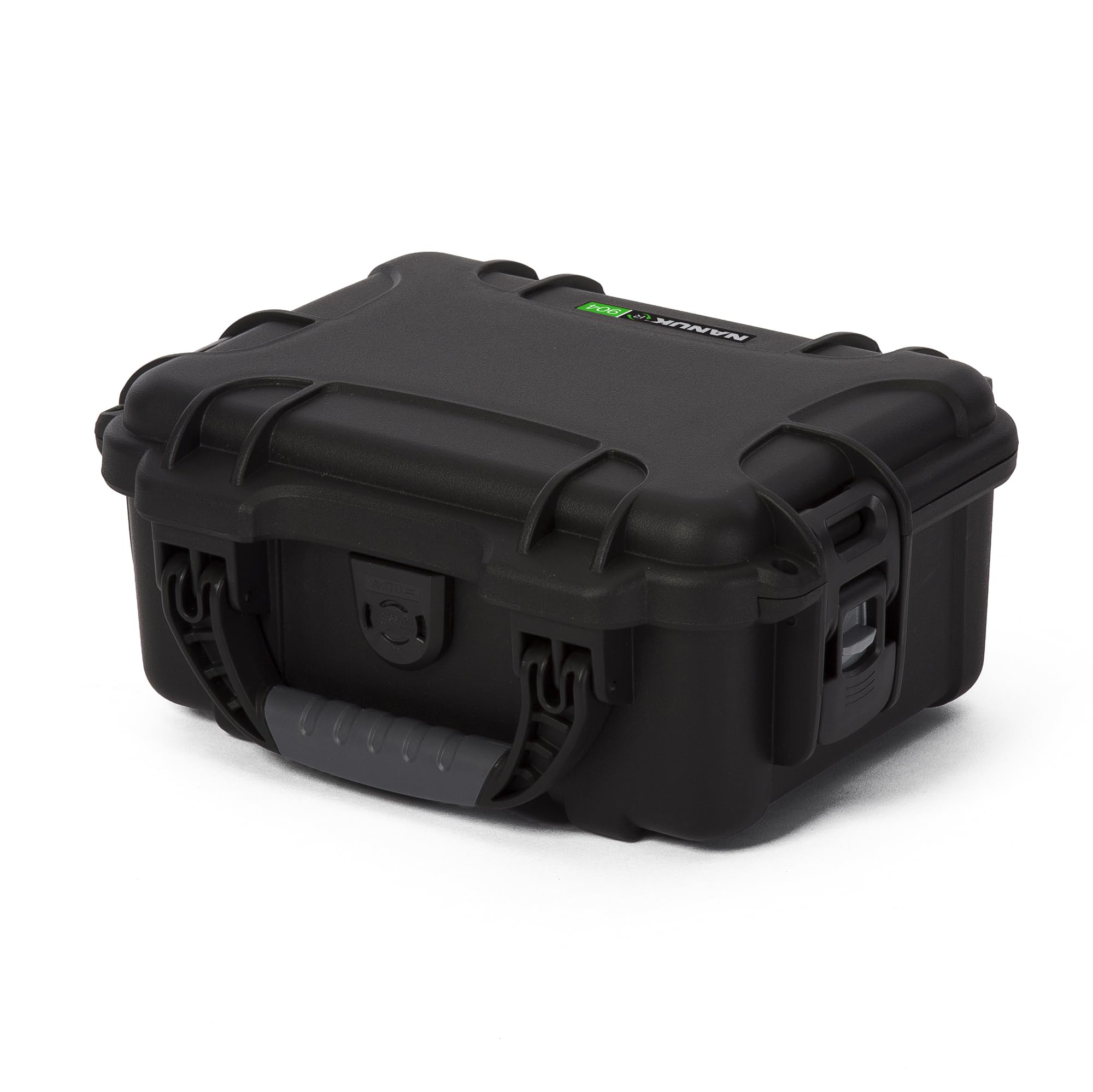 Nanuk 904R - Custodia rigida ecologica in plastica riciclata con inserto in schiuma personalizzabile, impermeabile, antipolvere e resistente agli urti, diventa verde e riduce al minimo l'impronta di