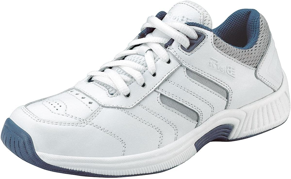 Orthofeet Men's Orthopedic Pacific Palisades Leather Walking Sneaker