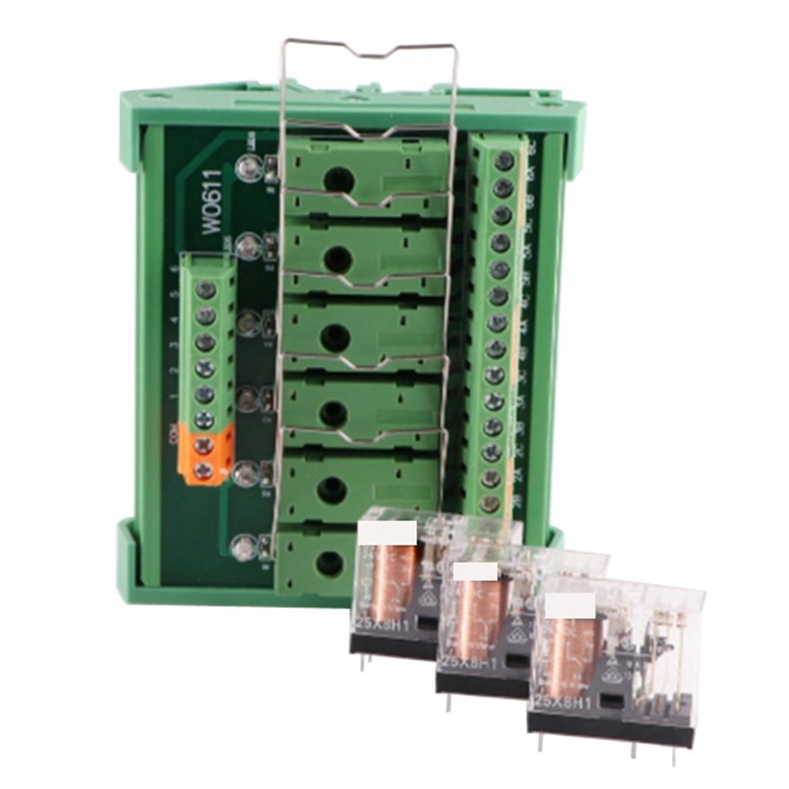 Módulo de relé de 16 canales 1NO+1NC compatible con cc 12V 24V PNP/NPN(1NO1NC 24V16Channels)