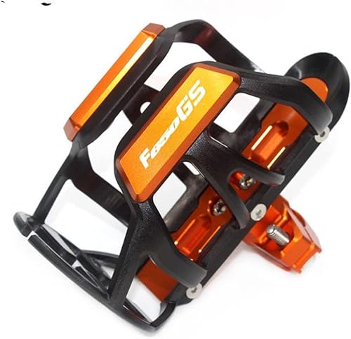 for F 650 GS for BMW for F650GS for F650 GS Motorbike CNC Aluminum Alloy Beverage Water Bottle Drink Cup Holder Water Bottle Holder (Color  Orange)