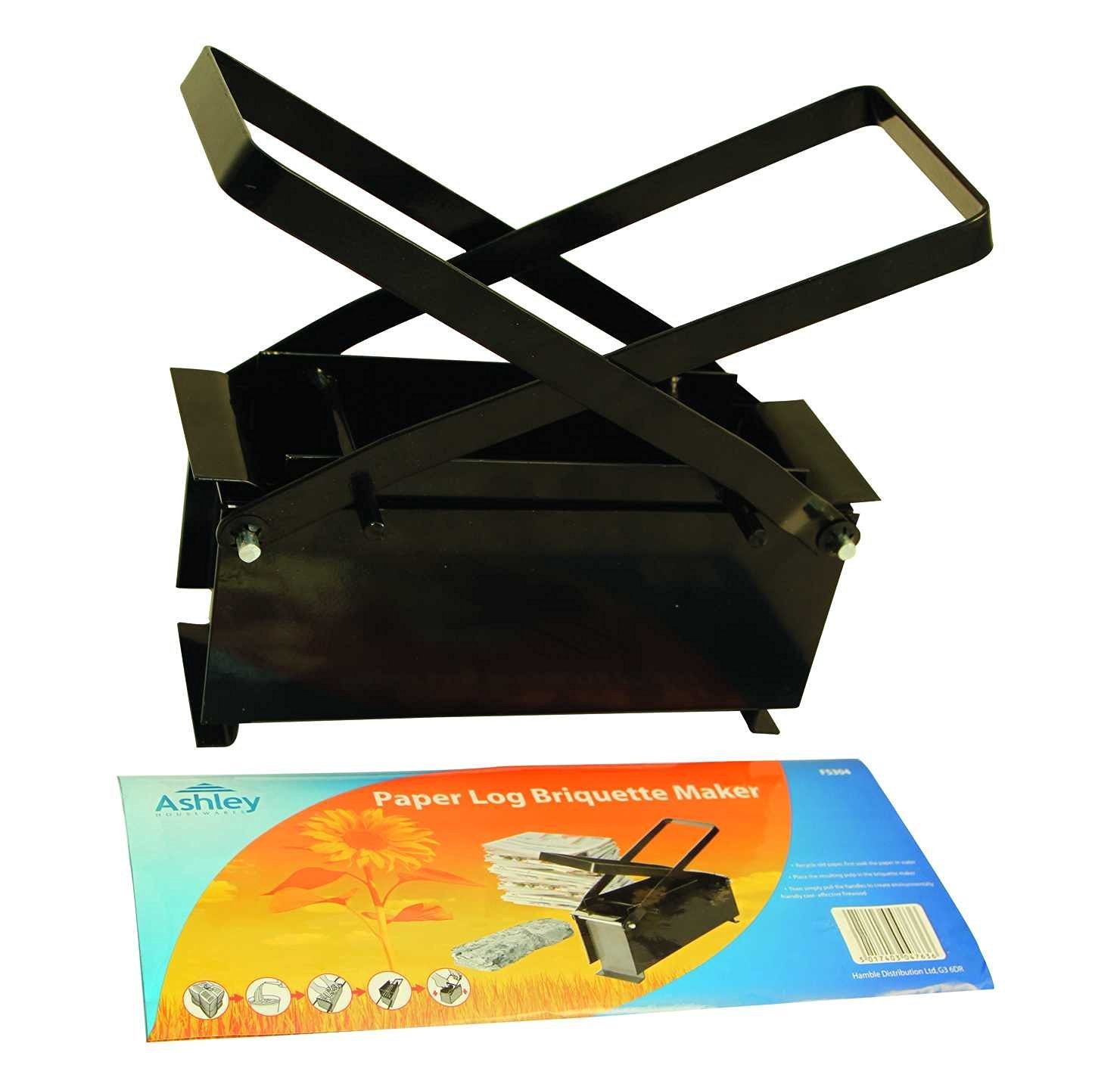 Paper Log Briquette Maker Recycled Eco Fire Free Fuel Brick Block Newspaper