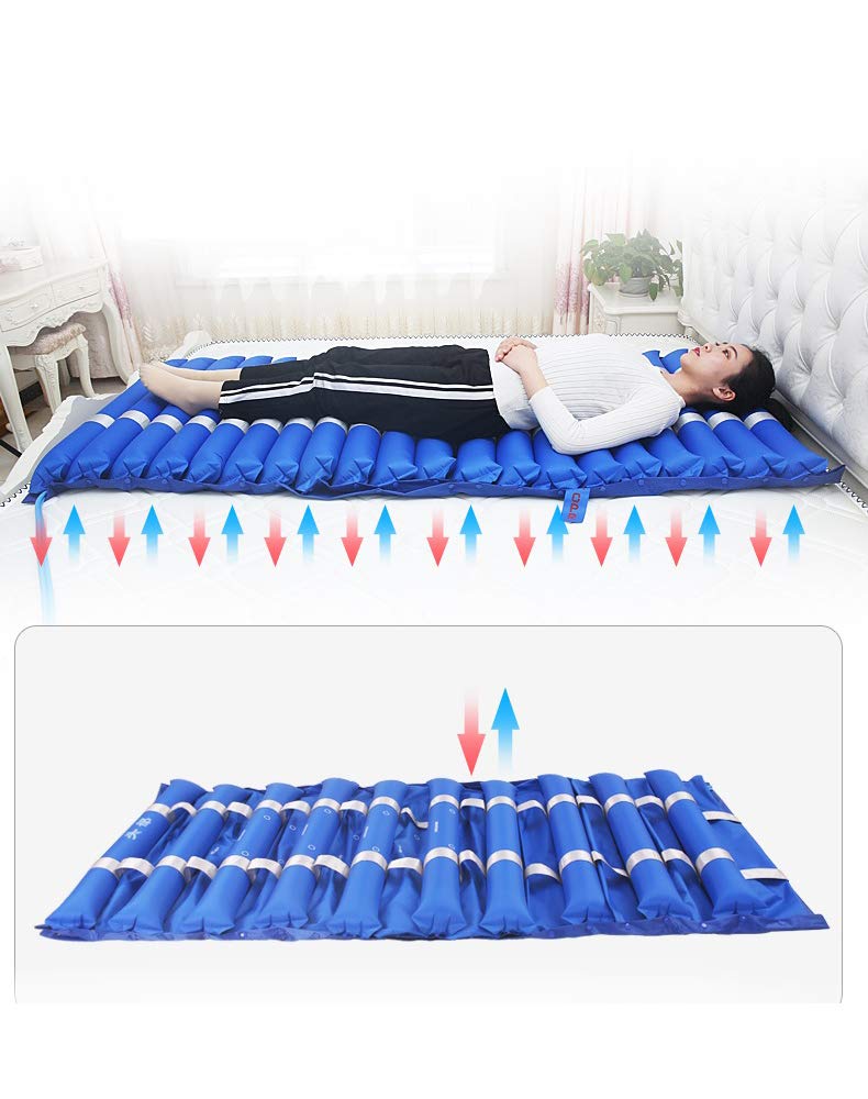 GHzzY Sistema de colchón y Bomba de presión alterna con Recubrimiento de Burbuja - Colchón Inflable de Aire para protección contra úlceras por presión y úlceras por presión