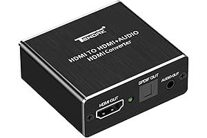 Tendak 4K HDMI to HDMI Audio Converter: Experience Crystal-Clear Audio Extraction