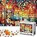 Puzzle da 1000 pezzi per adulti, Jigsaw Puzzle per passeggiate notturne, 1000 pezzi, paesaggio Rainy Night Walk 70 x 50 cm
