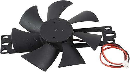 uxcell Ventilador de enfriamiento de plástico DV 18V para cocina de inducción negro
