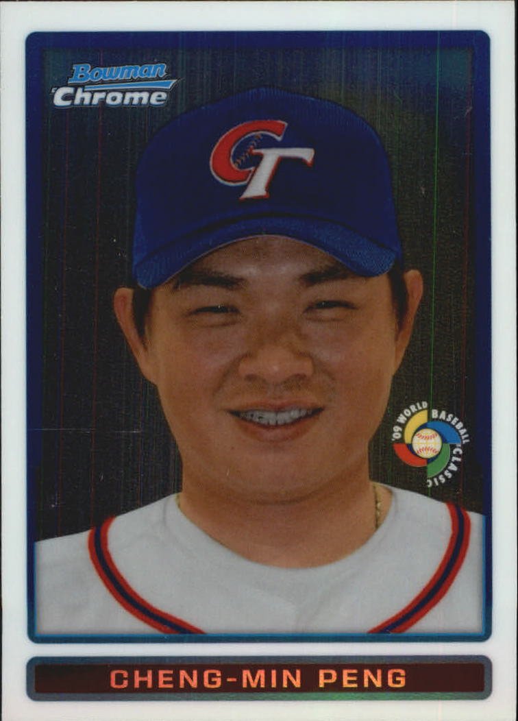 2009 Bowman Chrome WBC Prospects #BCW16 Cheng-Min Peng MLB Baseball Trading Card