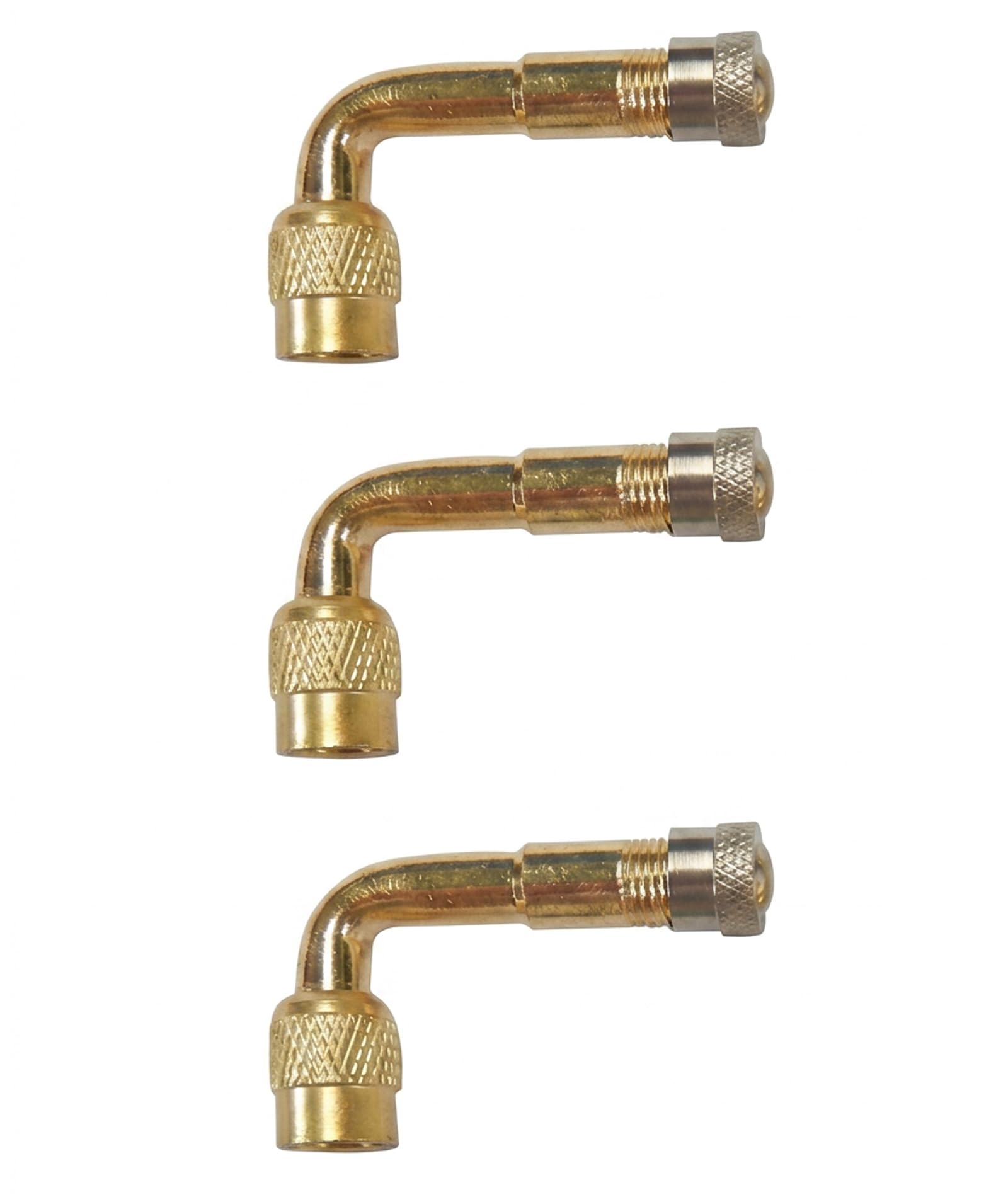 3PCS Bike Tyre Air Valve, Cycle Pump Nozzle, Three Golden Tire Elbow Air Chuck for Bicycle Maintenance, Universal Fit for Standard Bike Tyres, Durable Brass Construction-image-47