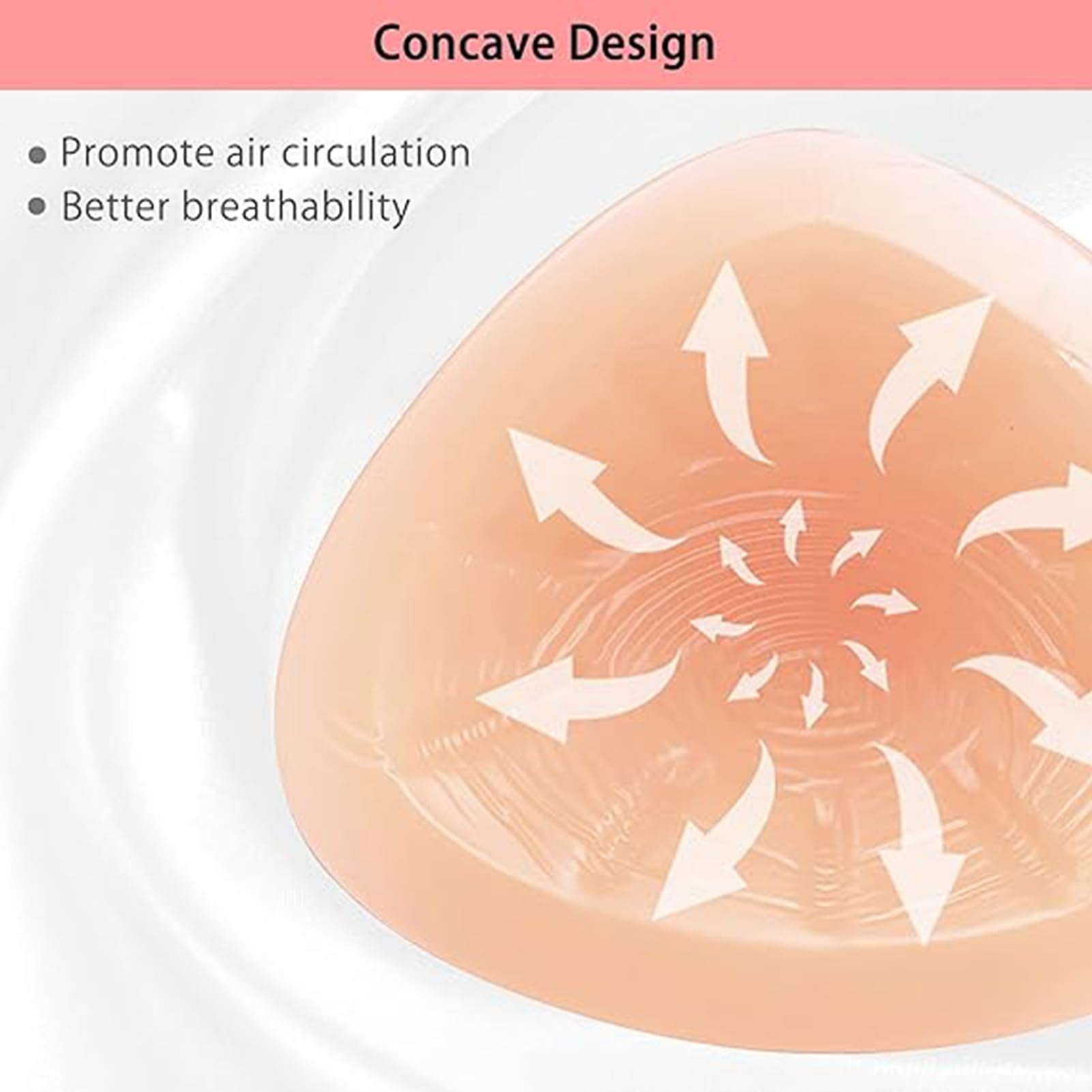 Formes mammaires triangulaires en Silicone, prothèse Auto-adhésive, Mastectomie, Faux Seins, rehausseur de Soutien-Gorge Confortable (1 pièce),250g/Piece