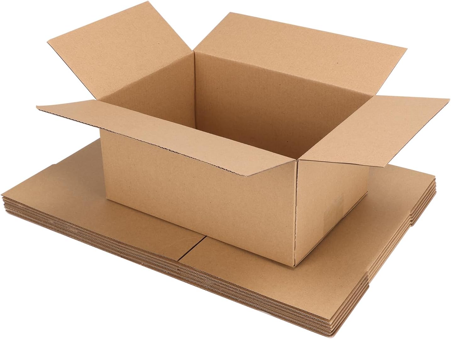 Small Shipping Corrugated Boxes 11x6x6 inches Mailers Packing Cardboard Moving Kraft Mailing Boxes Pack of 25