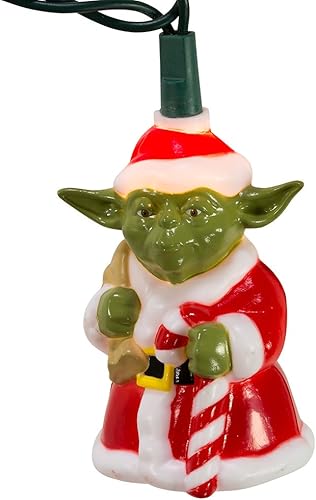 Miniatura 2 de Kurt Adler - Juego de luces UL de 10 luces de Star Wars Santa Yoda