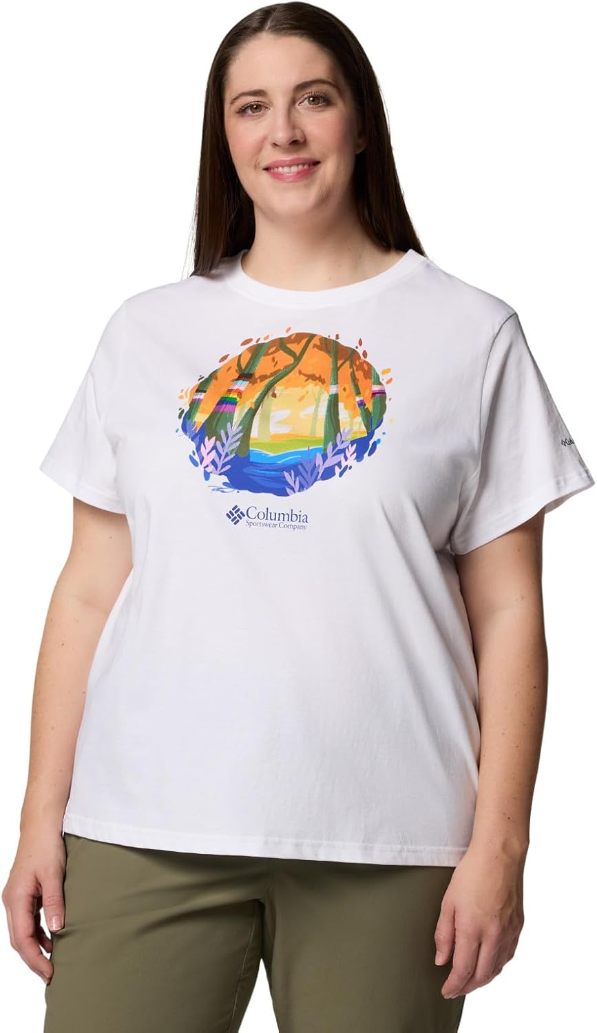 Columbia Womens Rolling Bend Graphic Short Sleeve - Image 5