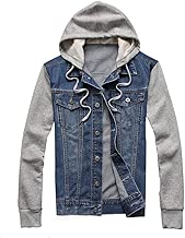Men's Denim Coat, Beautyfine Autumn Winter Vintage Wash Distressed Jacket Top Blouse Outwear - coolthings.us