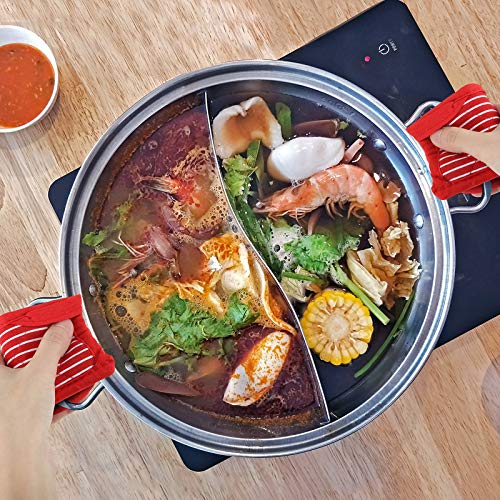 4 Pieces Heat Resistant Handle Covers Cotton Pan Handle Sleeves Hot Handle Holders Machine Washable Handle Cover For Kitchen Baking Cooking Supplies #TOP3