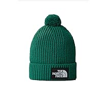 The North Face NF0A3FN3NL11 TNF Logo Box Pom Beanie Berretto Uomo Evergreen Taglia OS
