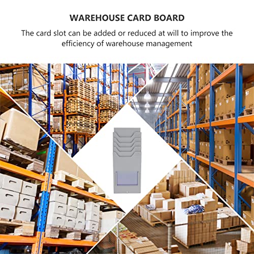 Kisangel Time Cards Rack Shelf With 5 Pocket Slots Wall Cards Mount Attendance Payroll Recorder For Office Factory Supplies #TOP3