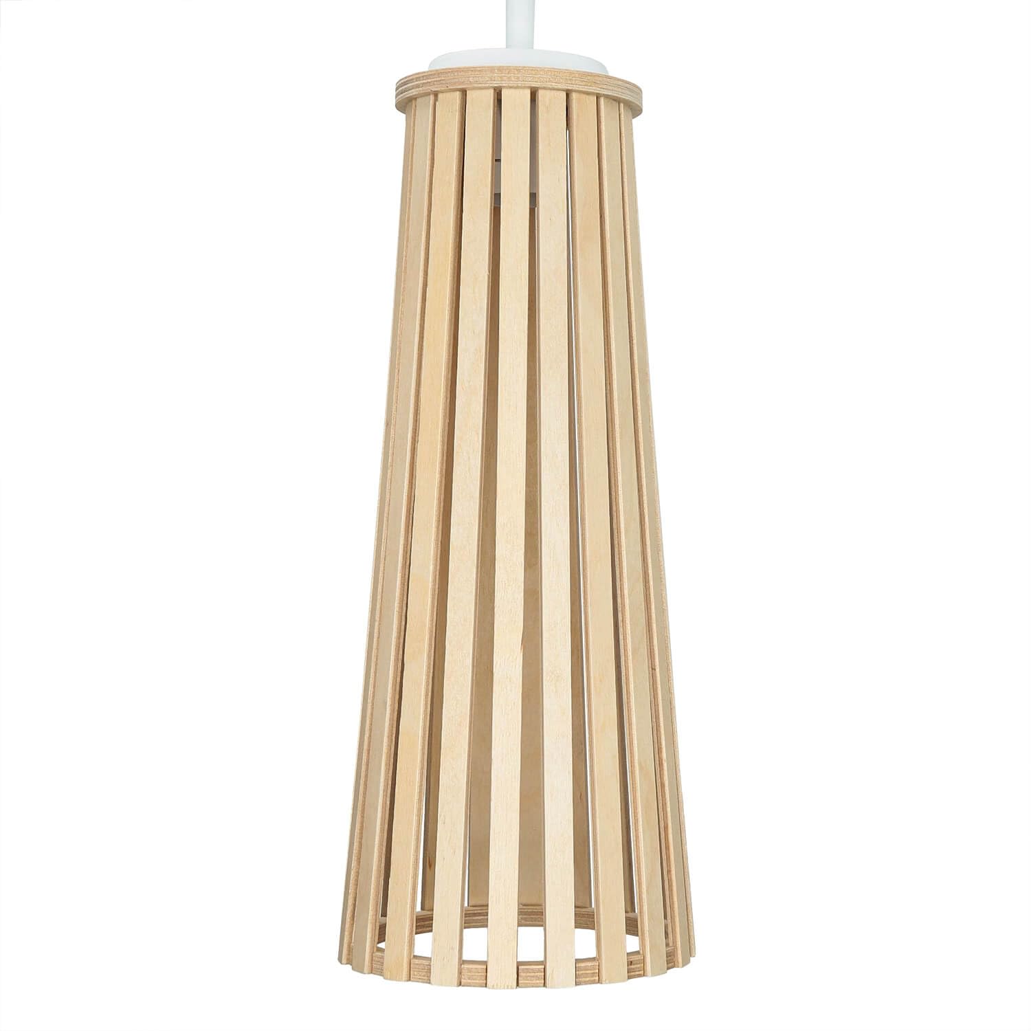 Licht-Erlebnisse Wandleuchte Holz Metall Natur Weiß Wohnzimmer Esszimmer T:27 cm GU10 dekorativ stylisch Skandinavische Wandlampe Schlafzimmer DOVER