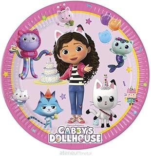 PROCOS GabbyÂ´s Dollhouse Paper Party Plates (8pk - 9in / 23cms)