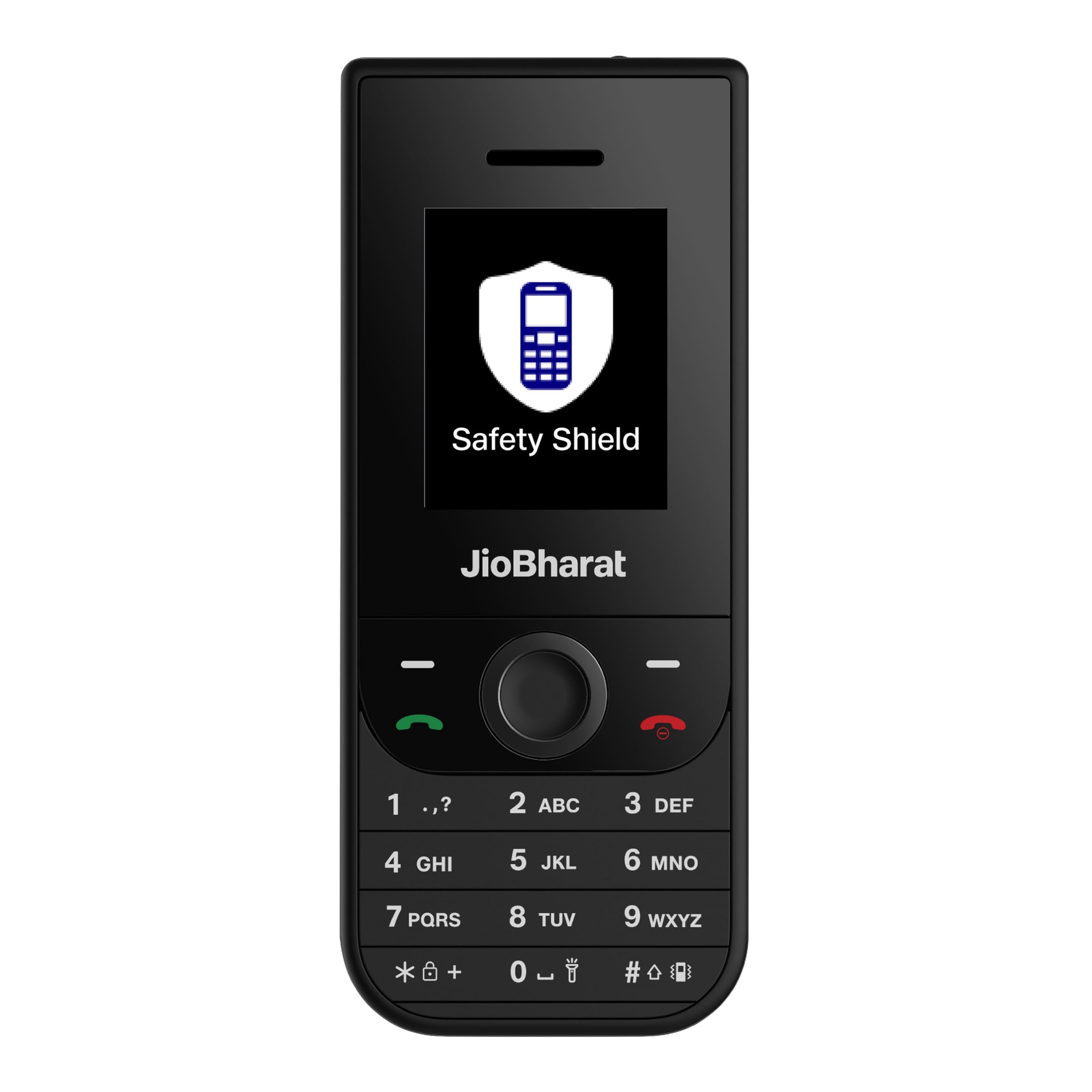JioBharat V3 4G Phone with JioTV, JioHotstar, UPI, JioSoundPay,JioSaavn, Long Lasting Battery, LED Torch, Digital Camera | Black | Locked for JioNetwork