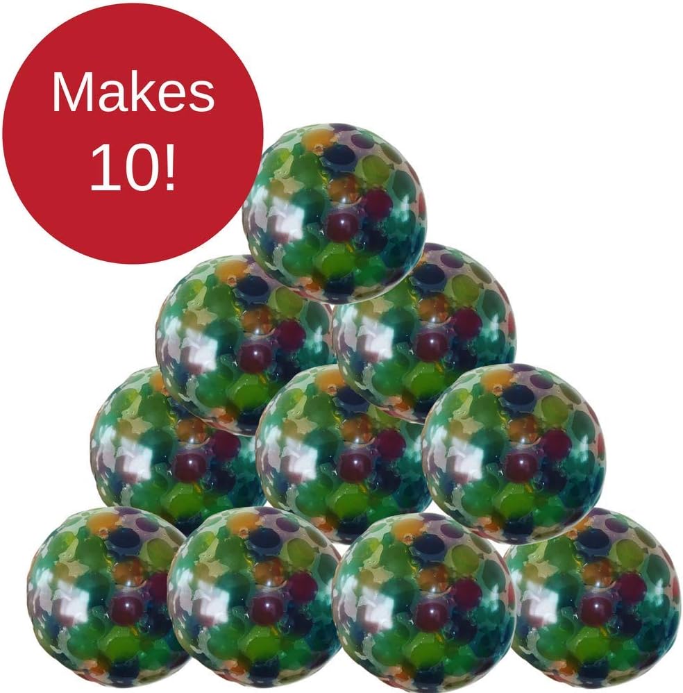 Ultimate Stress Ball Making Kit | Make 10 Satisfying Water Beads Stress Balls - DIY Birthday, Rainy Day, Sensory, Kids, Teens Activity