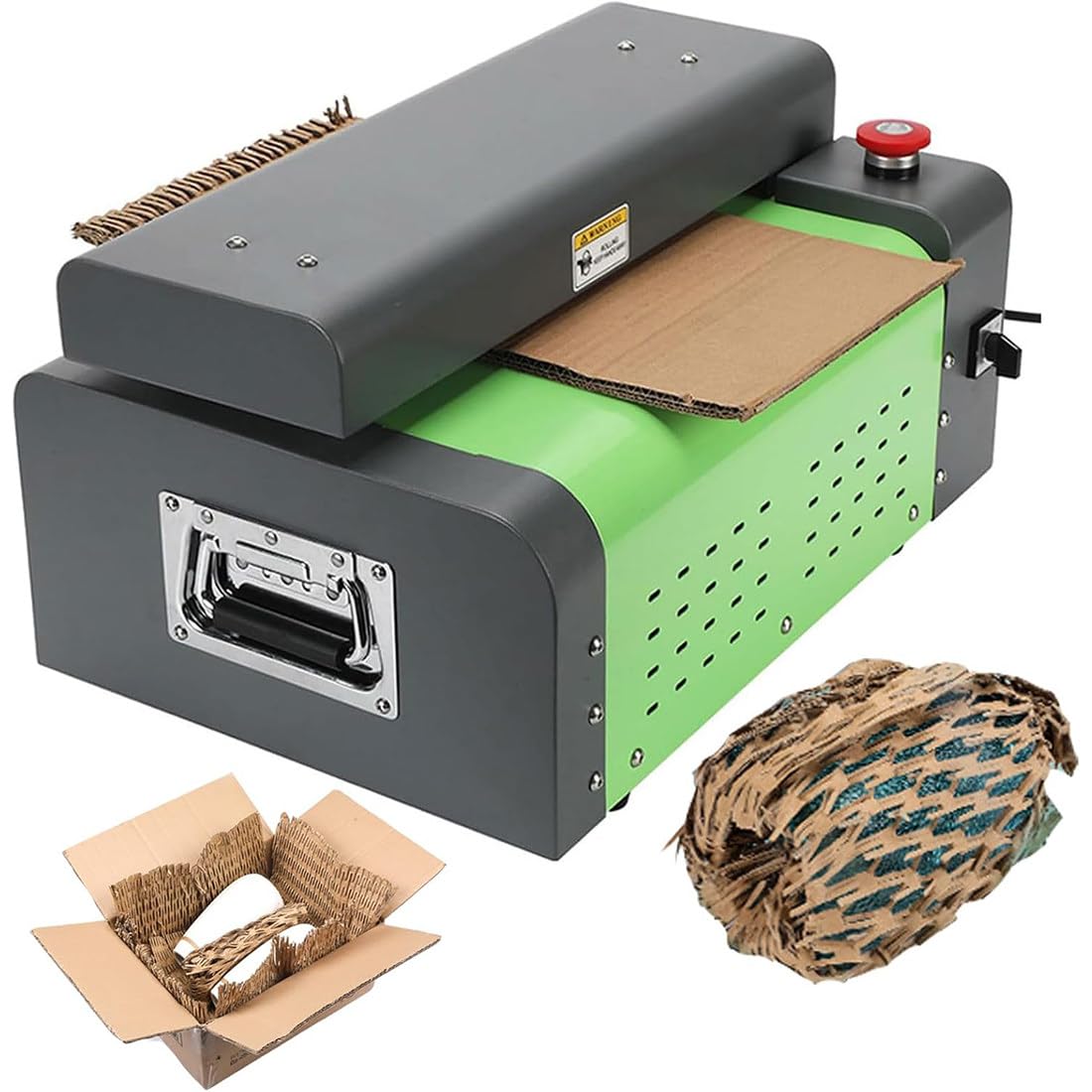 JXYQ Corrugated Box Expansion Cutting Machine, 350mm Width Cardboard Slitter for Waste Paperboard and Kraft, Carton Shredder Cutter Tool