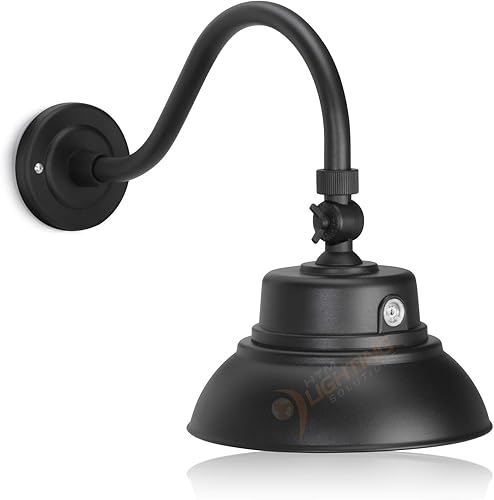 Artefactos de iluminación cuello de cisne con ledes integradas con brazo de cuello de cisne de 15 in