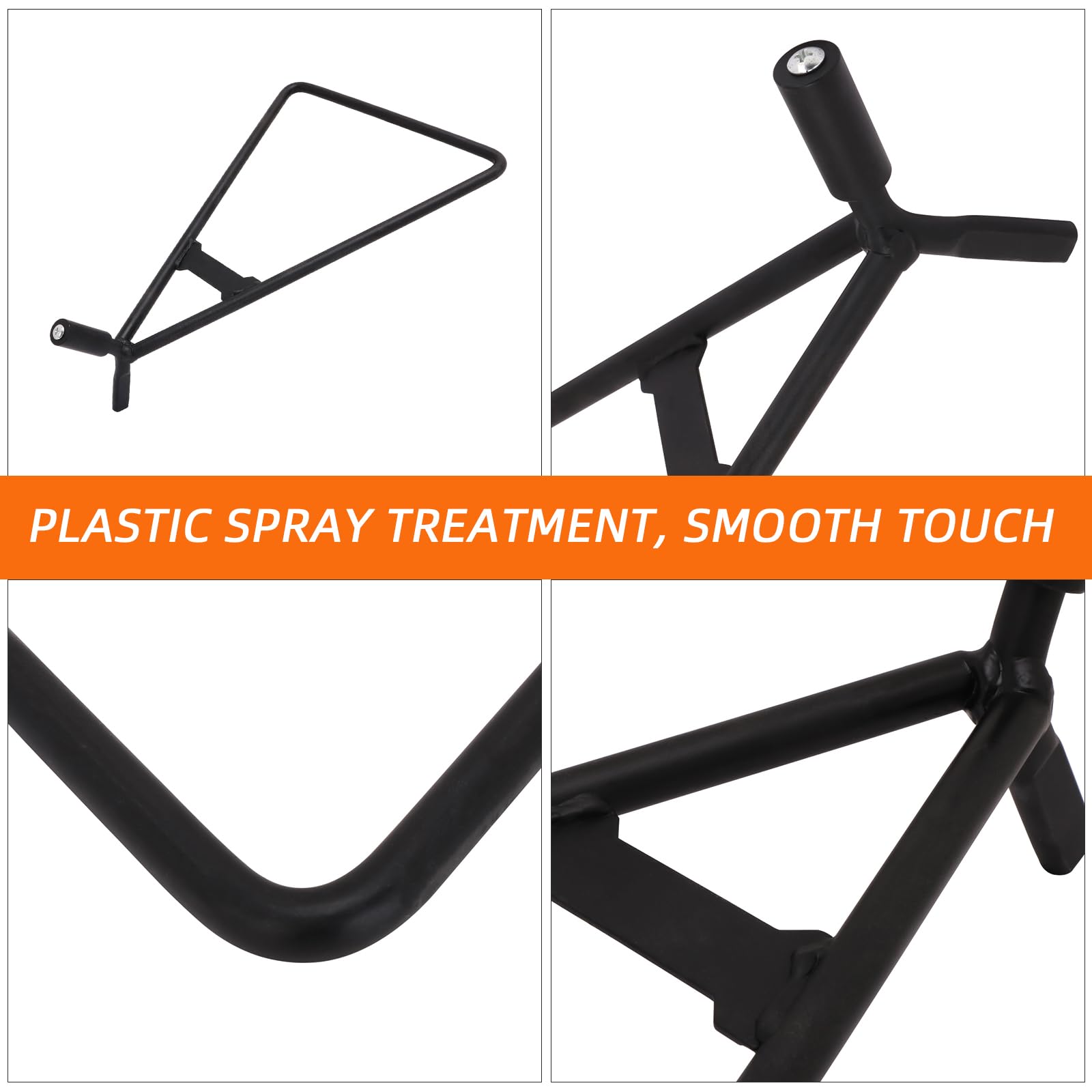 Akozon Cavalletto Laterale per Moto, Cavalletto Laterale per Moto a Triangolo in Lega di Acciaio Cavalletto Universale per Moto per Moto da Cross Dirt Bike