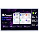 Studynlearn EDLA 65 Inch AI Ultra 4KHD Interactive Flat Panel with 48MP Camera & Mic Android14.0 Multitouch Screen Display 8GB RAM |128GB ROM 15W-2 Speaker|USB, VGA, Display Ports |K12 Digital Content gallery image