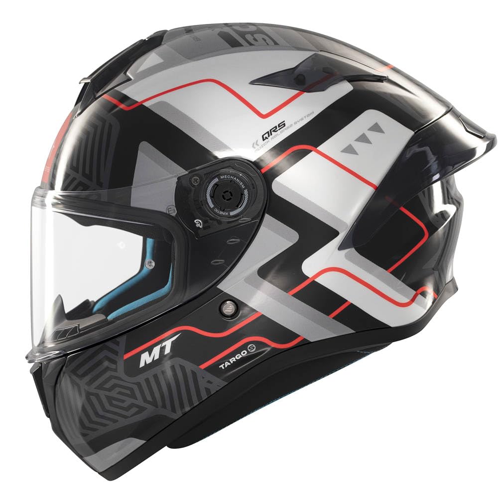 MT Helmets Targo S Designed Brik C0 Brillo - Casco de Moto Integral Homologado 22.06