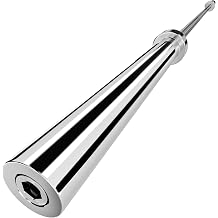 Olympic Barbell Curl Bar EZ Bar 4/5/6/7 FT Barbell Bar 300/400/500/600 Weight Capacity Strength Training Bar for Home Gym