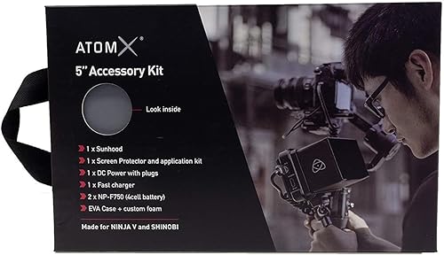 Miniatura 8 de Atomos Ninja Ultra 4K Monitor-Grabador con soporte HDR, captura y edita videos Pro fácilmente - Paquete de pantalla táctil de 5.2 pulgadas con