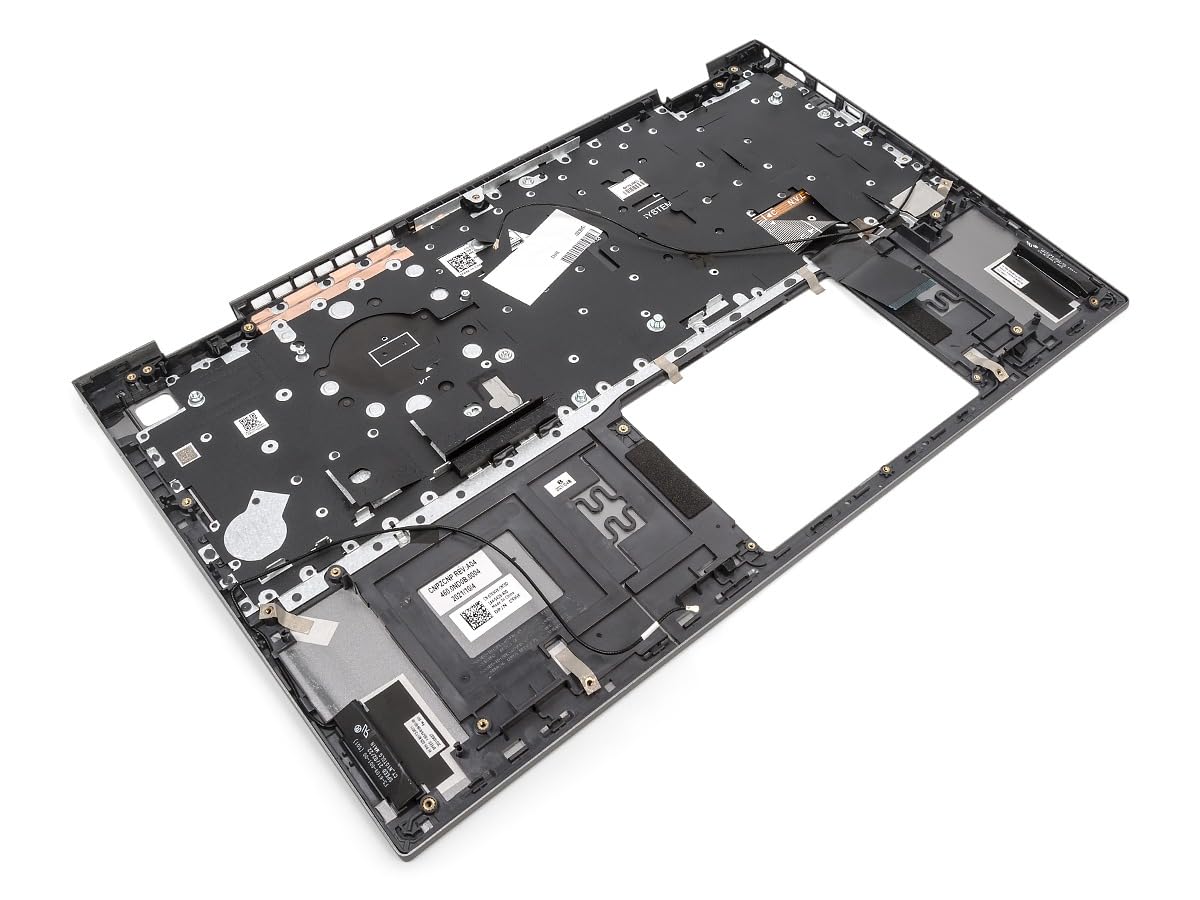 Dell Inspiron 5510/5518 Thunderbolt Repose-Poignets et Clavier FRANÇAIS Rétroéclairé - 07KWVK + 02H1PJ (8V4W3) (Reconditionné)