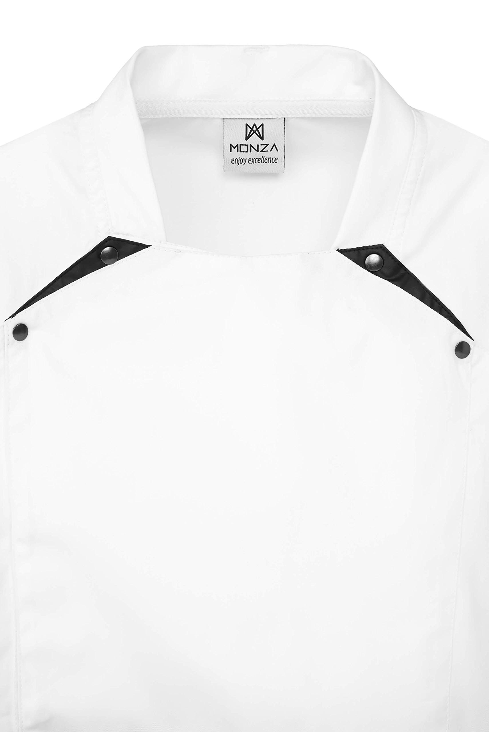 Chaquetilla Cocinero Hombre de Manga Larga con Corchetes de diseño Regular Fit. Ropa Cocina/Hostelería. Ref: 4121