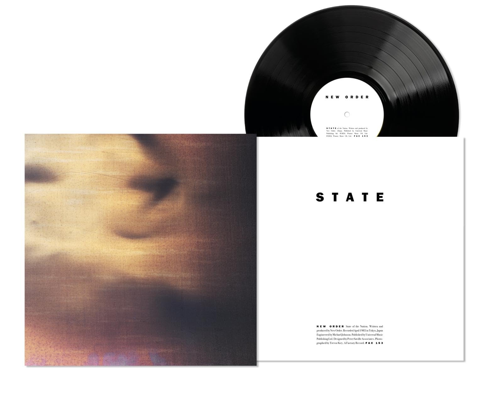 New Order State of the Nation 12"" vinyl Europe Warner 2024 2024 Reissue