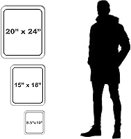 Vista 2 de Cuidado de la Piel Spanish Black Sign Arrow Up Right Aluminum Composite Sign 15 x 18 inches